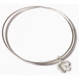 Double Bangle with Small Charms