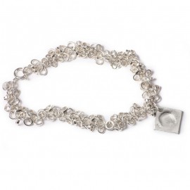 Multi-link Chain Charm Bracelet with Small Charms