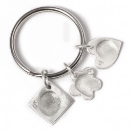 Triple Keyring with Three Small Charms