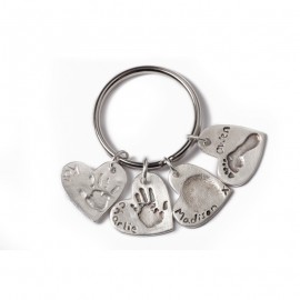 Quadruple Keyring with Four Standard Charms