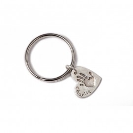 Double Keyring with Two Standard Charms